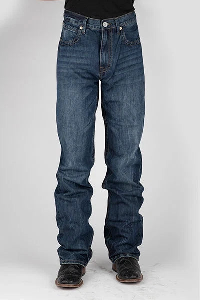 Stetson 1520 Straight Leg Fit V Pockets (Dark Wash) - Men's Jeans