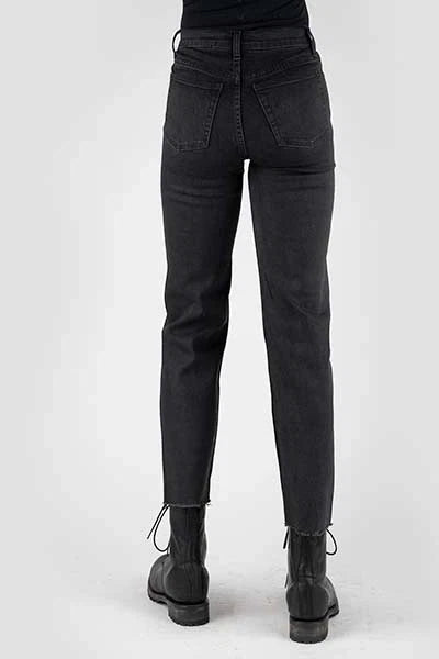 Stetson 915 High Rise Straight Crop (Black) - Women's Jeans