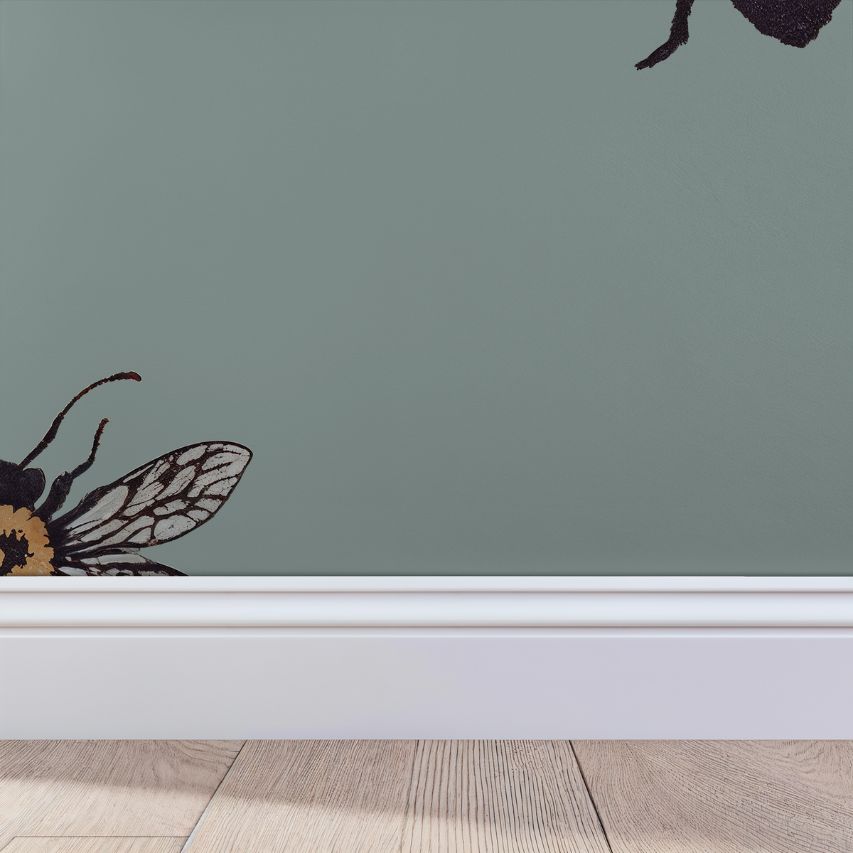 Life of Bees (Blue) Wallpaper