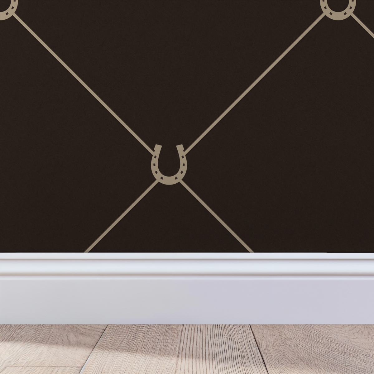 Double Diamond (Brown) Wallpaper