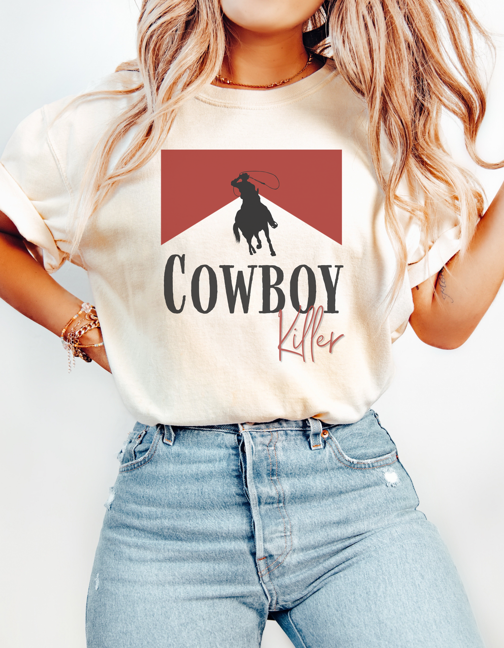 Cowboy Kill Graphic Tee | Western T-Shirt Heavyweight Cotton Shirt