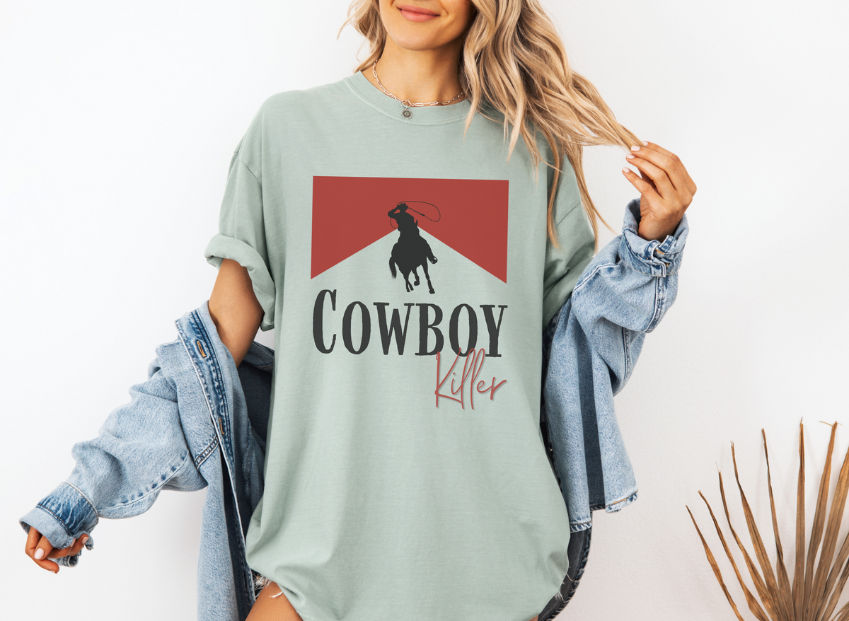 Cowboy Kill Graphic Tee | Western T-Shirt Heavyweight Cotton Shirt