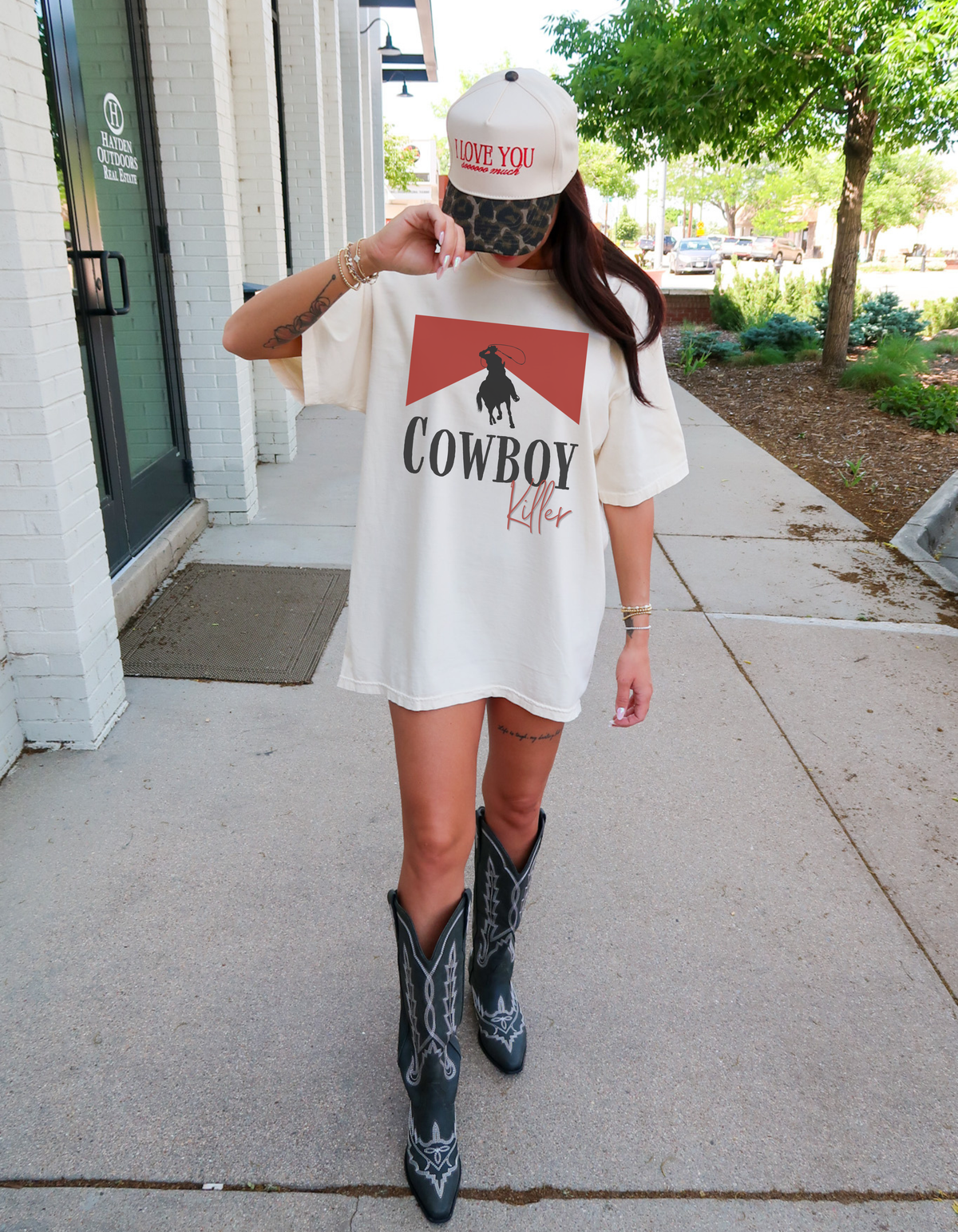 Cowboy Kill Graphic Tee | Western T-Shirt Heavyweight Cotton Shirt