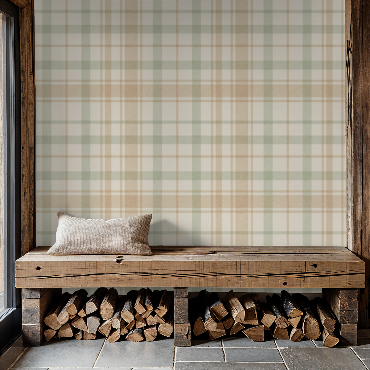 Oak and Orchard Wallpaper