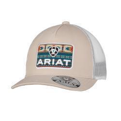 ARIAT Southwestern Patch (Beige) - Trucker Cap