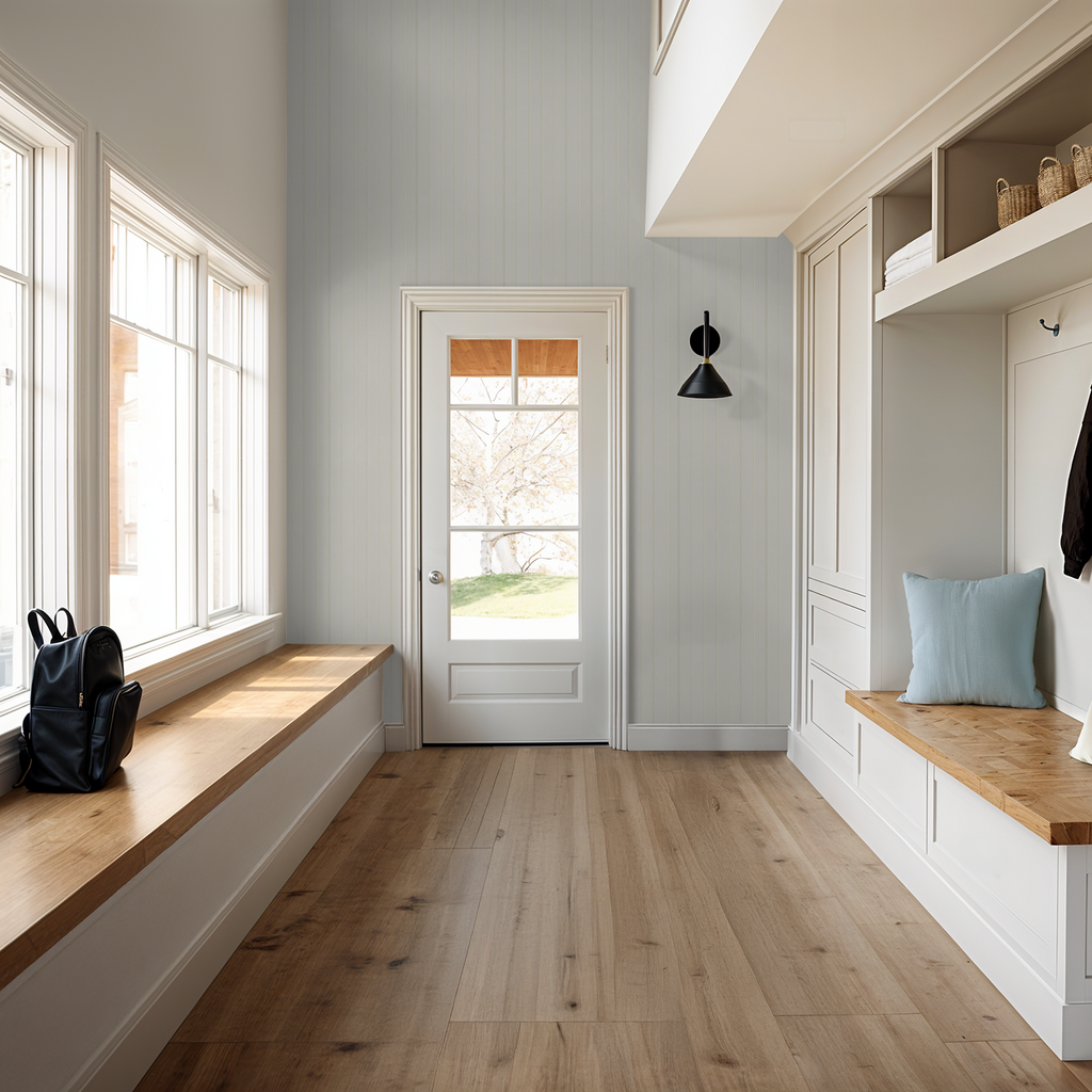 Beadboard (Cream) Wallpaper