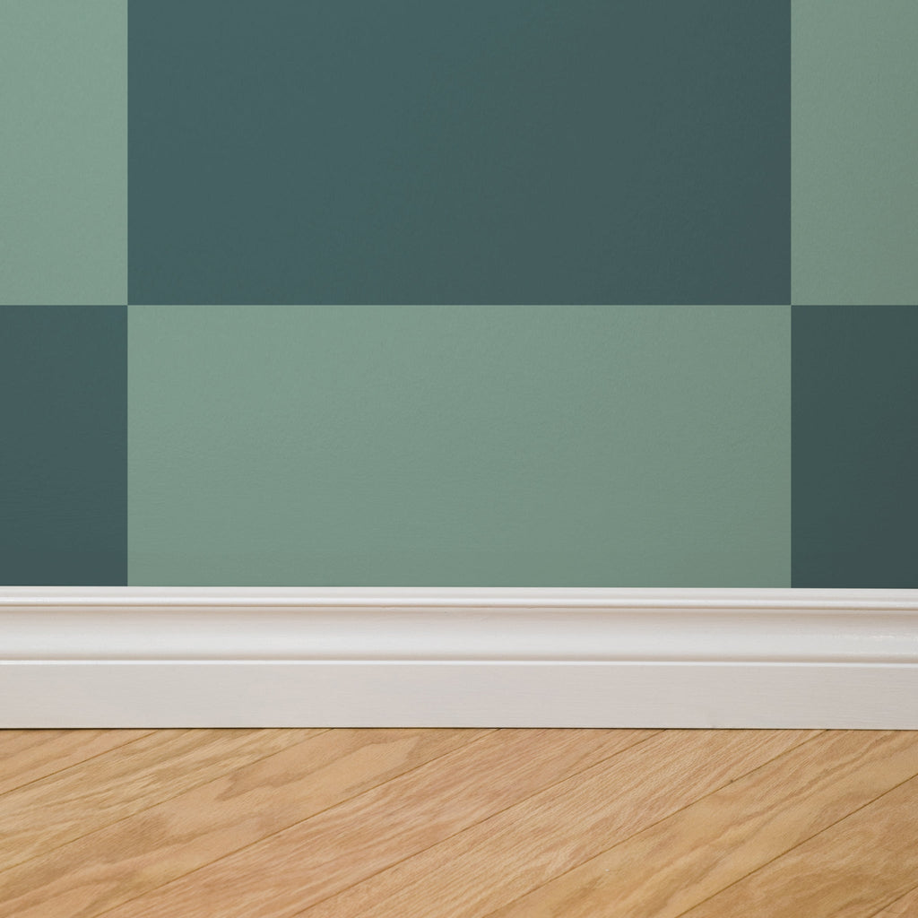 Simply Checker (Teal) Wallpaper