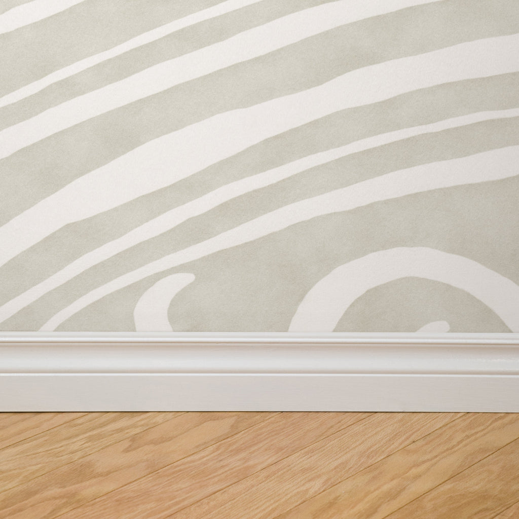 Offshore (Gray) Wallpaper - 10 FT H X 11 FT W LUXE