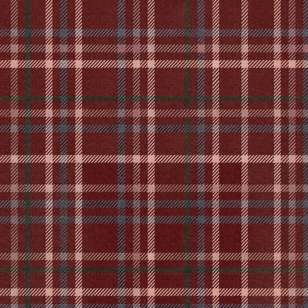 Bordeaux Plaid Wallpaper