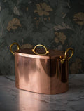 Copper Bread Box with Brass Handles – Vintage Kitchen Storage