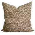 Designer Corvallis Block Print Floral Pillow Cover with Insert – 20x20