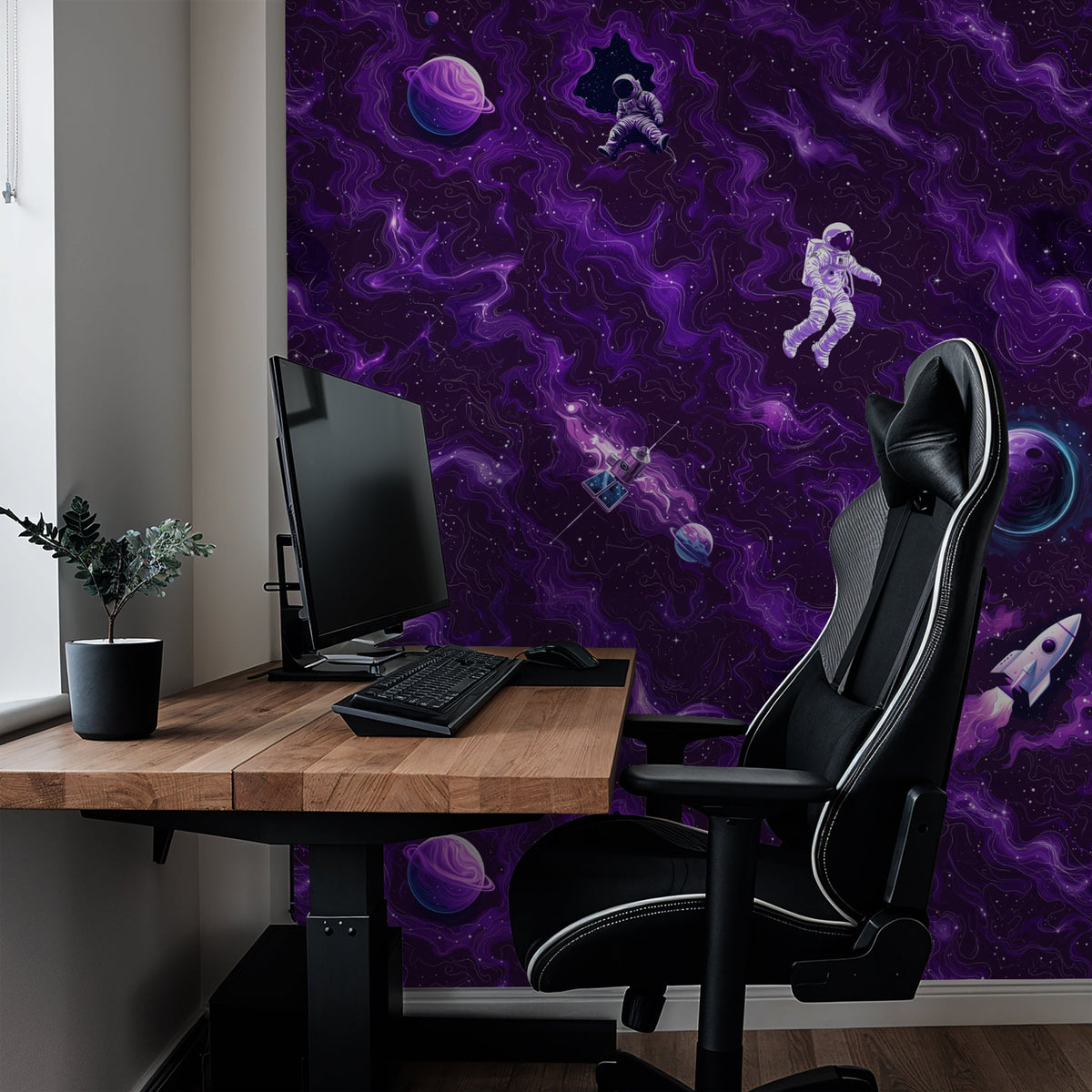 Cosmic Voyage Wallpaper