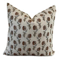 Designer Dover Daffodil Thick Linen Pillow Cover with Insert – 20x20 & 24x24