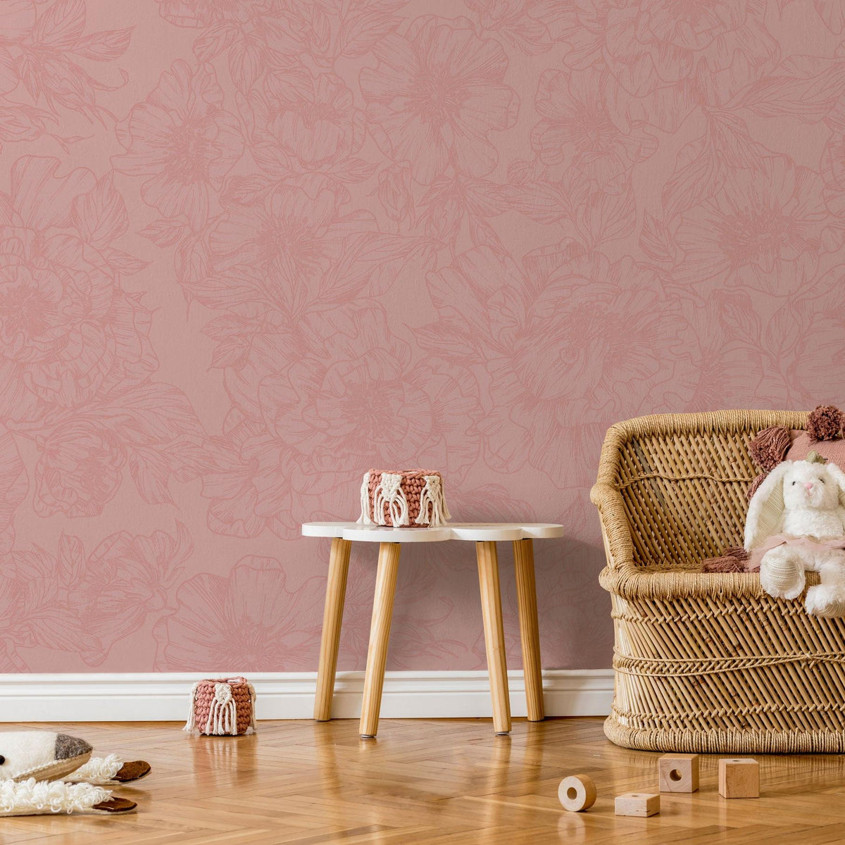 The Dutchess (Pink) Wallpaper