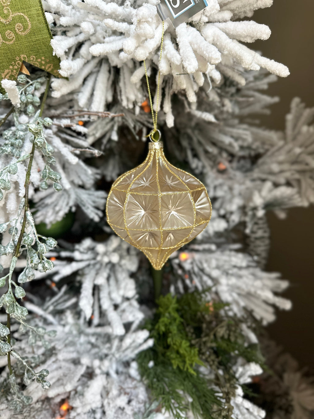Mercury Glass Ornaments - Vintage Ball & Onion Set, 4"