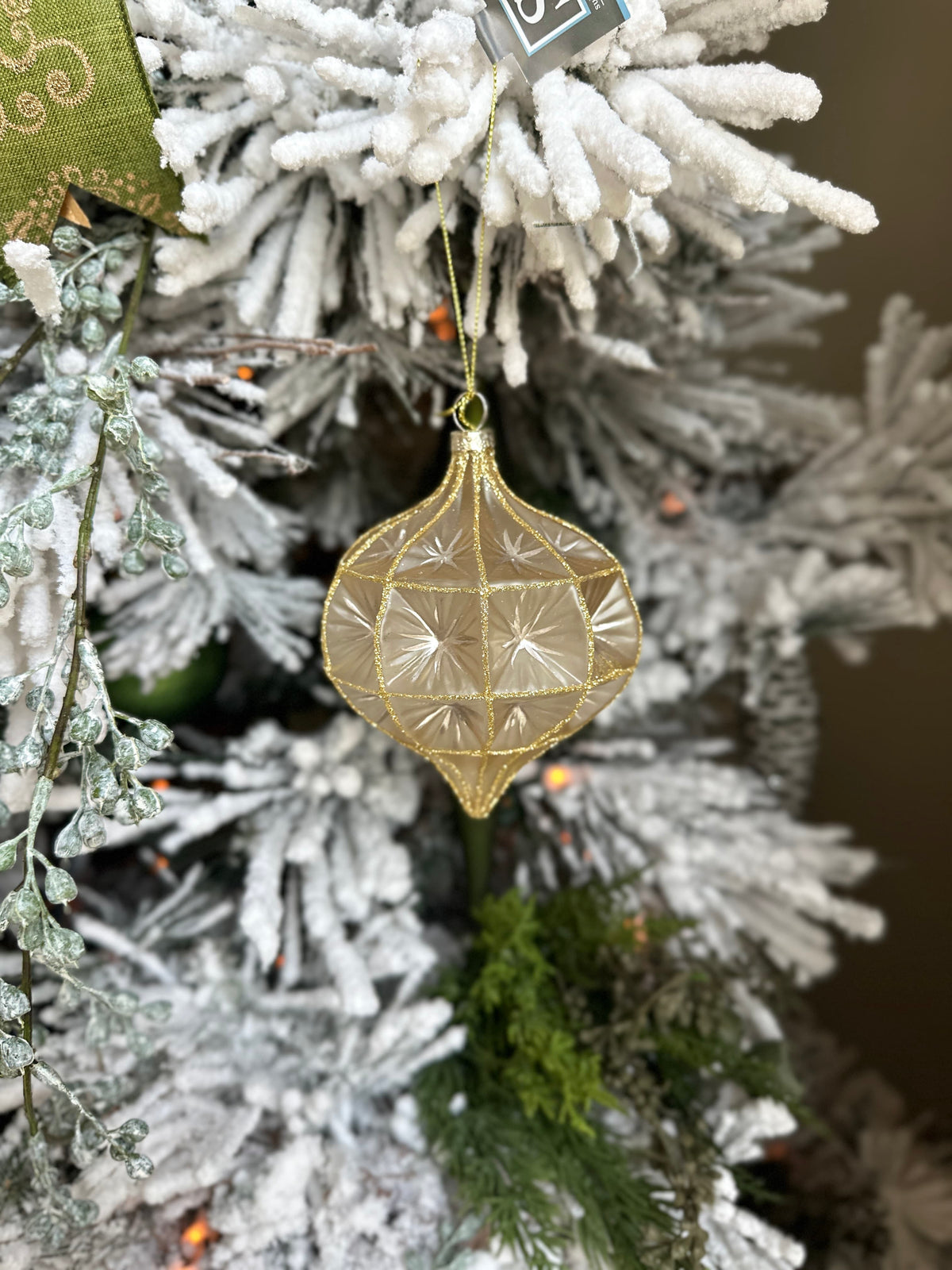 Mercury Glass Ornaments - Vintage Ball & Onion Set, 4"