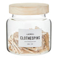 Glass Laundry Canisters Jars- Two Sizes