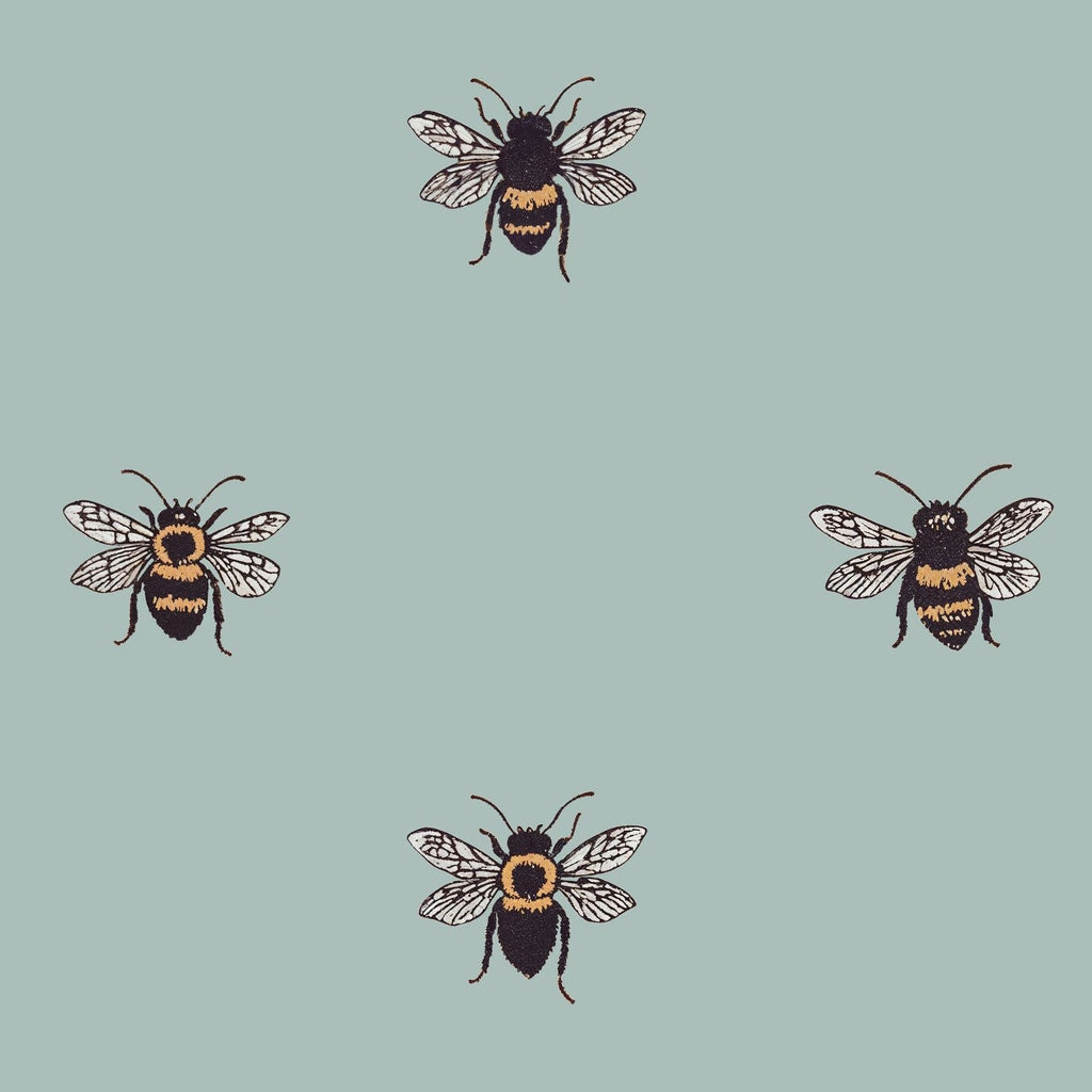 Life of Bees (Blue) Wallpaper