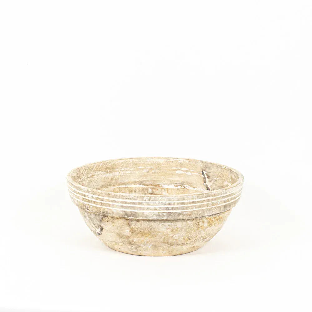 Mango Wood Nesting Bowl 8" - Set of Two