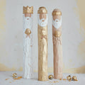 Hand-Carved Mango Wood Wisemen – Set of 3