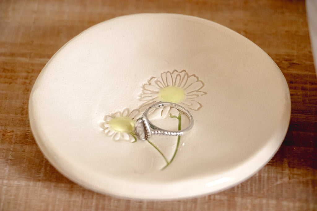 Birth Flower Ring Dish