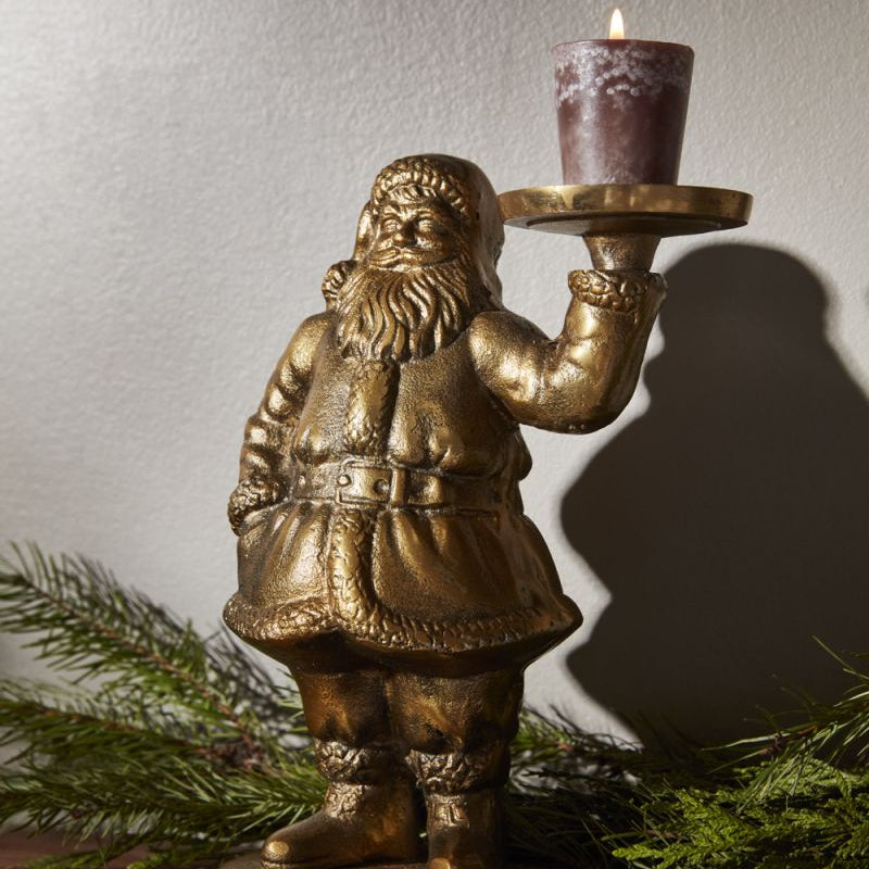 GOLD SAINT NICK FIGURINE