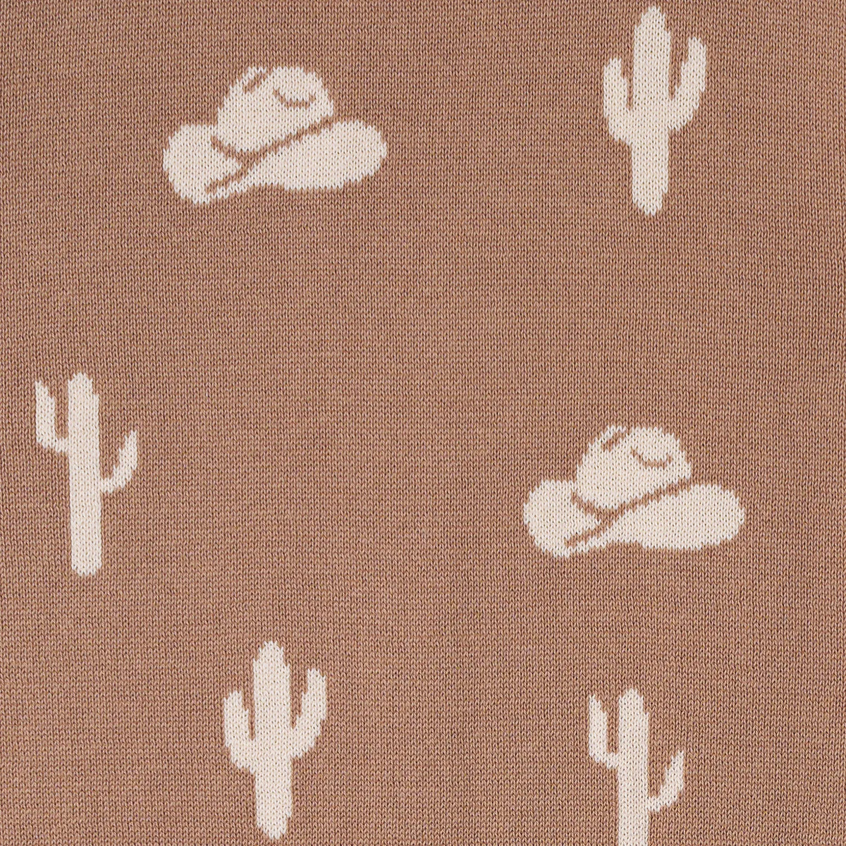 Cactus Knit Long Sleeve Crewneck Sweater