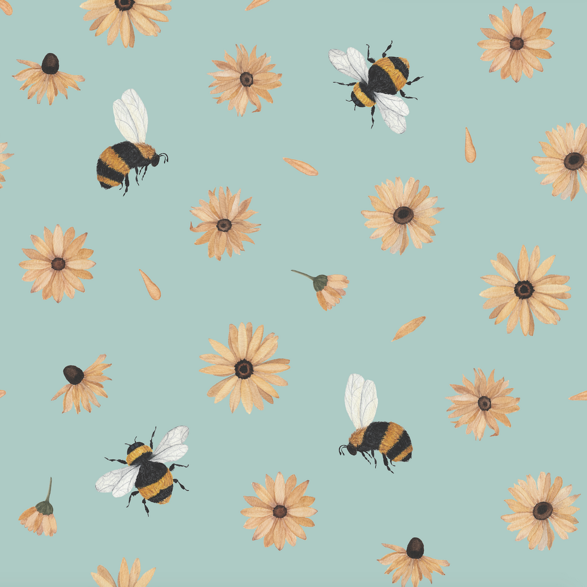 Bumble (Blue) Wallpaper
