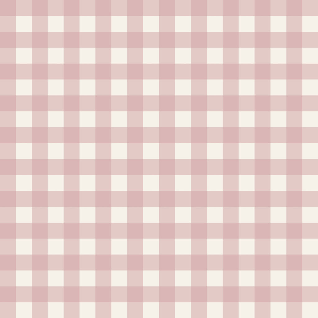 Simply Gingham Small (Mauve) Wallpaper