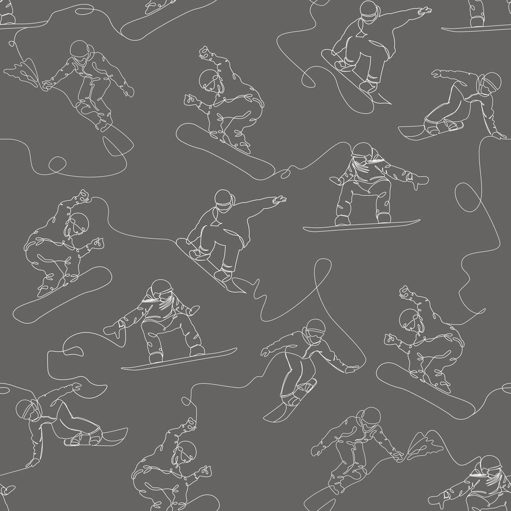Summit (Grey) Wallpaper