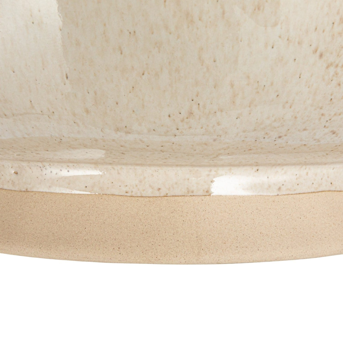 Stoneware Footed Pedestal Bowl 10" x 4.25" - Bloomingville