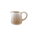 Cream Stoneware Acorn Shaped Creamer