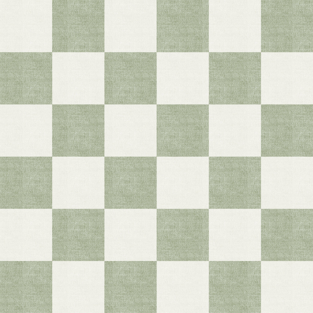 Woven Check (Green) Wallpaper