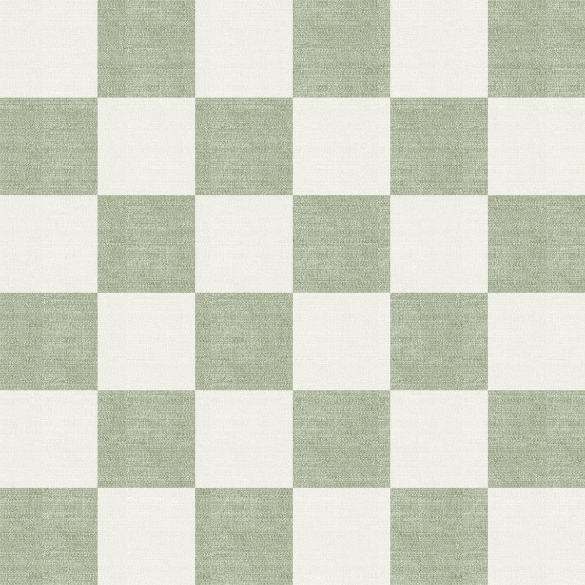 Woven Check (Green) Wallpaper