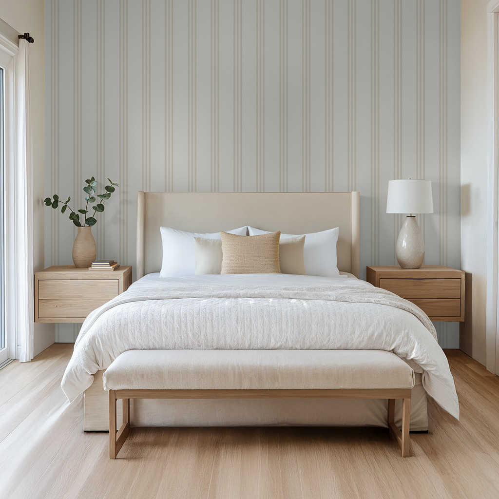 The Andrew Medium (Beige) Wallpaper