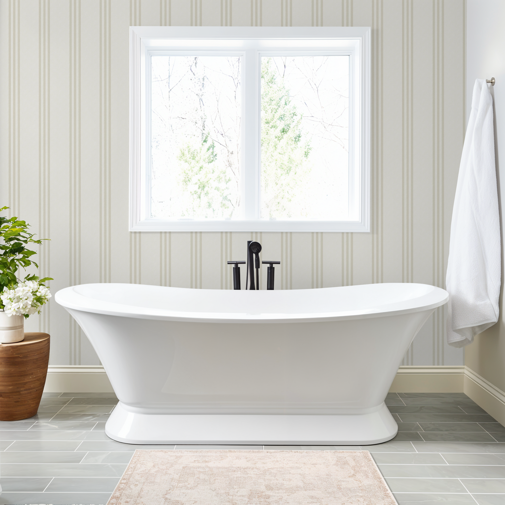 The Andrew Medium (Beige) Wallpaper