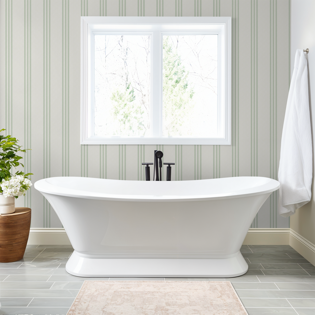 The Andrew Medium (Light Green) Wallpaper