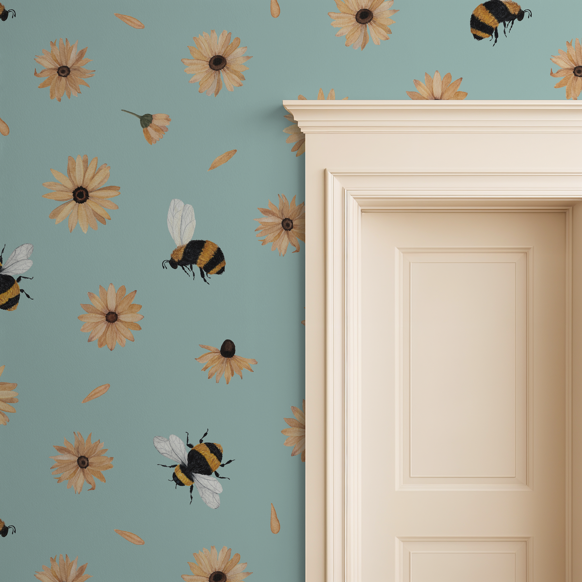 Bumble (Blue) Wallpaper