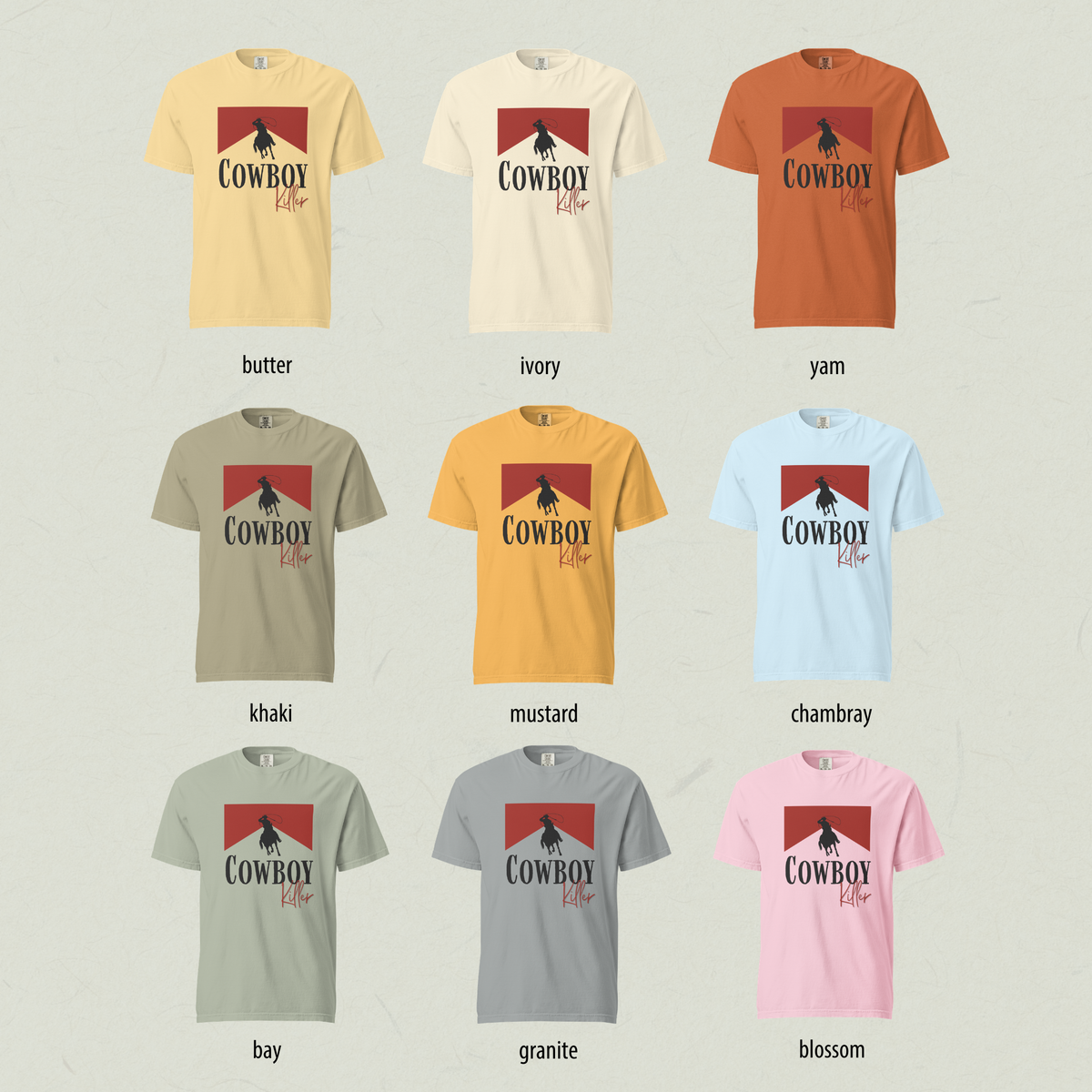 Cowboy Kill Graphic Tee | Western T-Shirt Heavyweight Cotton Shirt