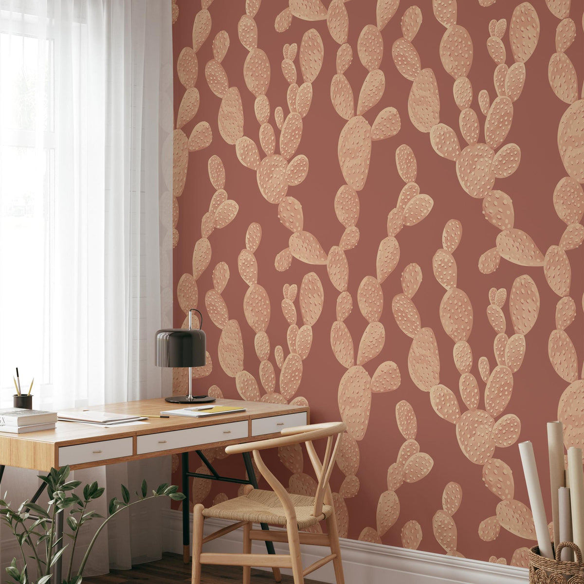 Desert Revival Wallpaper - 8 FT H X 12.5 FT W LUXE P&S
