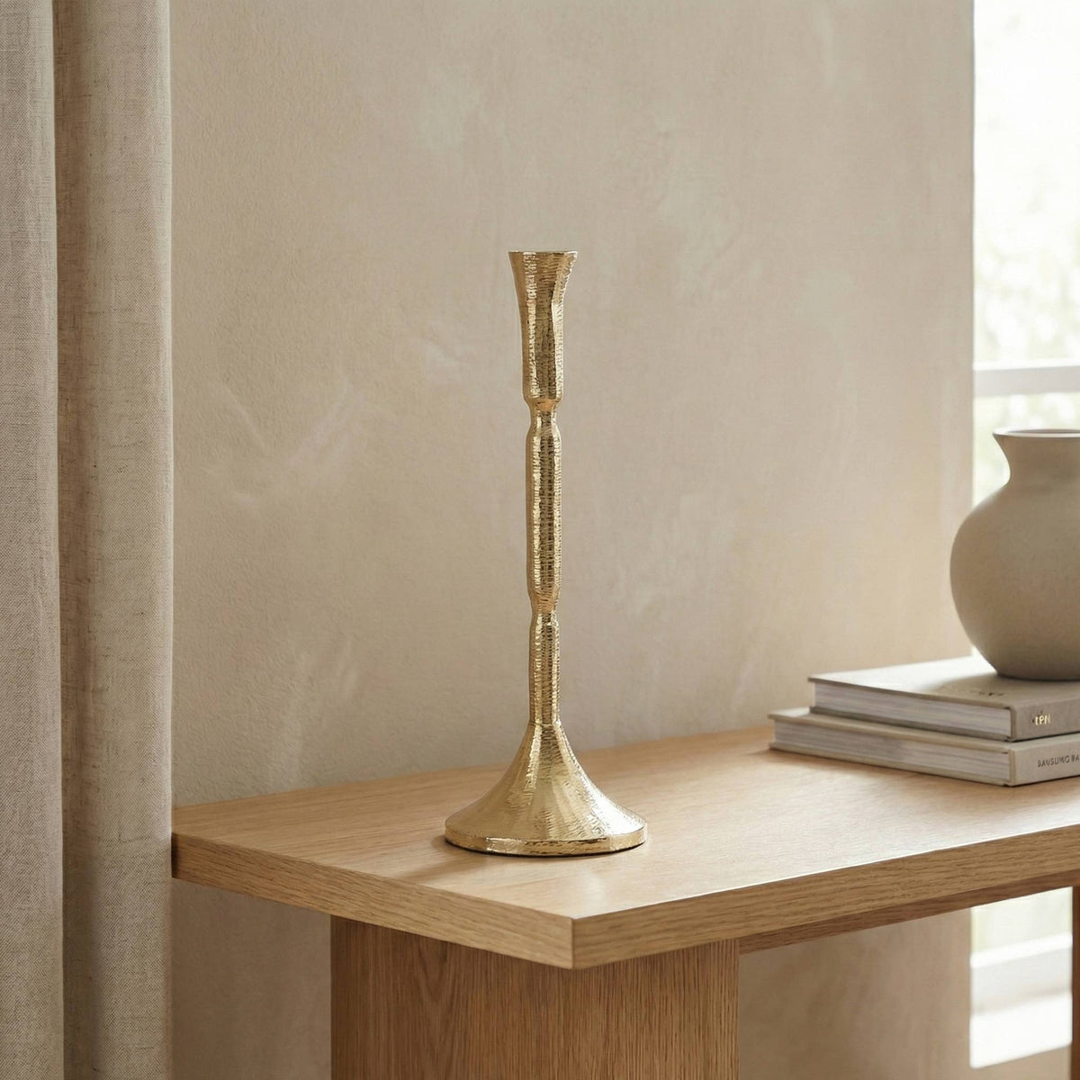Gold Textured Candle Holder – 12", 14" & 16"