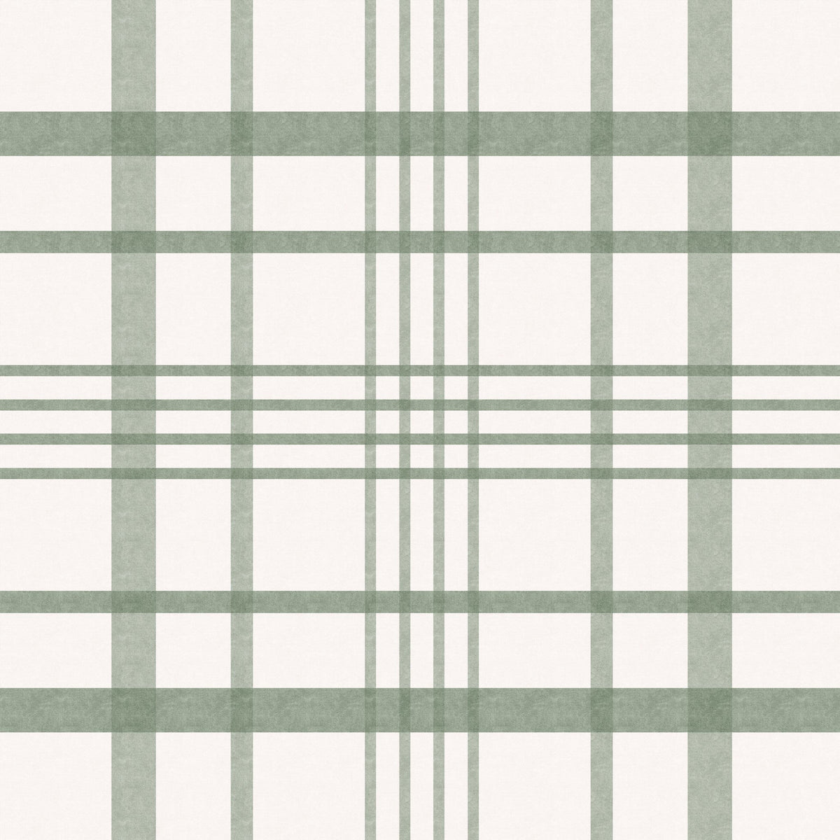 Ashford Plaid (Green) Wallpaper