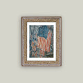 Patriotic American Flag Framed Canvas Wall Art | Americana Home Decor