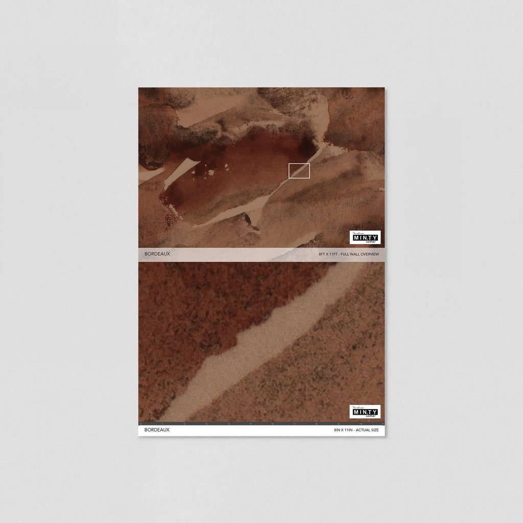 Bordeaux Wallpaper - 8 FT H X 66.5 FT W