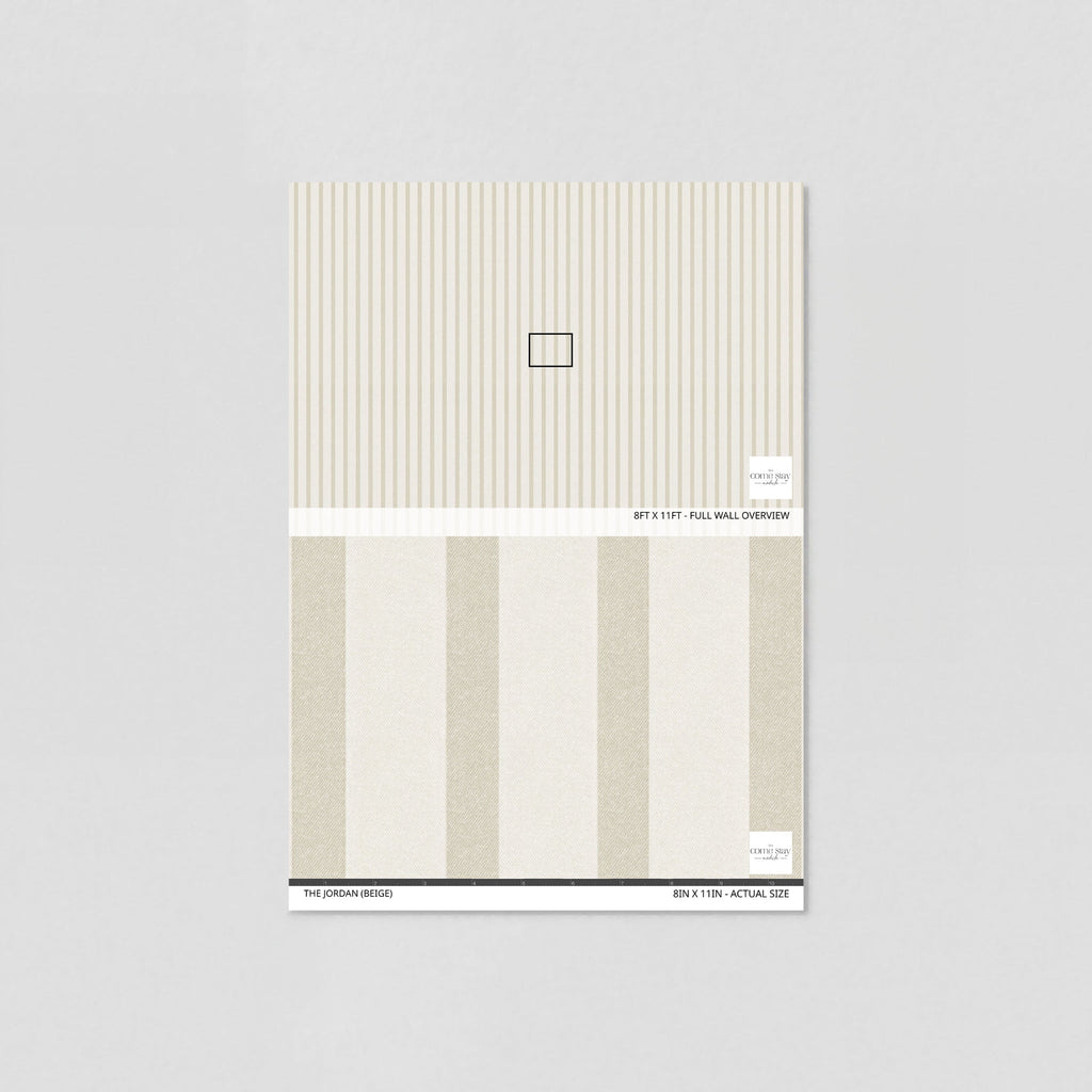 The Jordan (Beige) Wallpaper