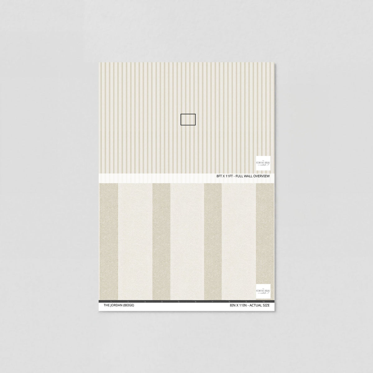 The Jordan (Beige) Wallpaper