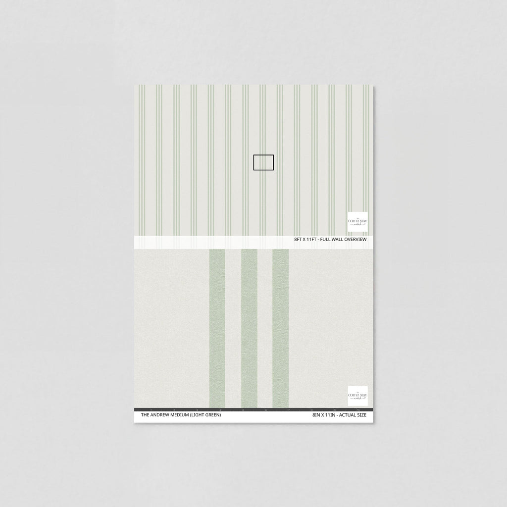 The Andrew Medium (Light Green) Wallpaper