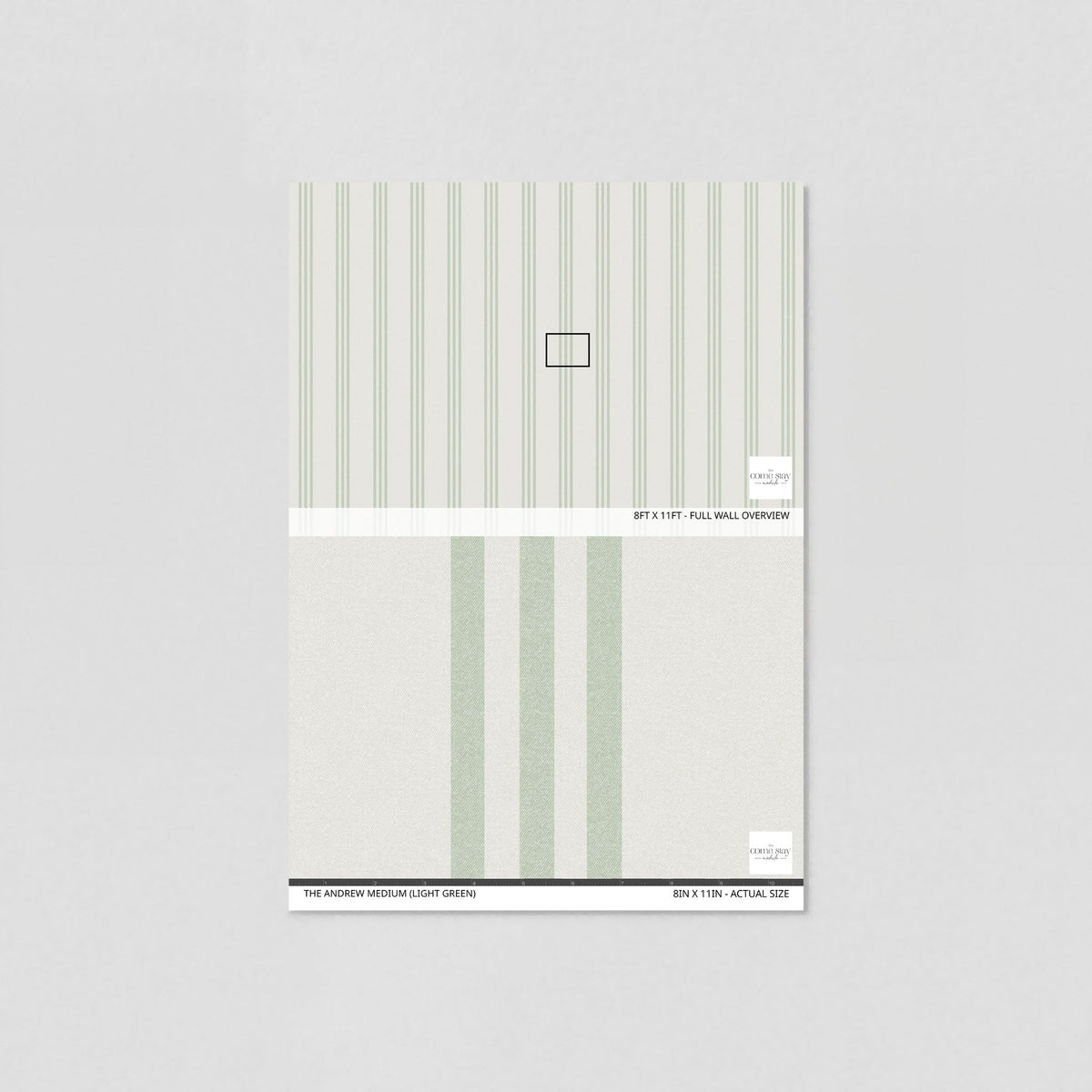 The Andrew Medium (Light Green) Wallpaper