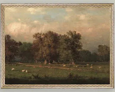 Sheep Farm in Connecticut 12x16"