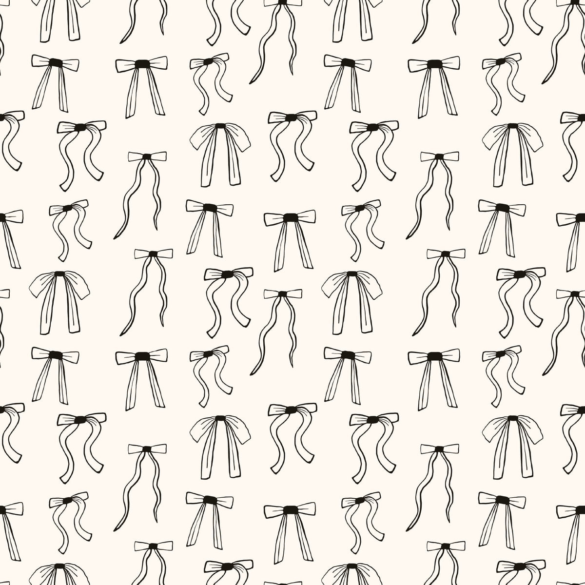 Perfectly Tied (Cream) Wallpaper